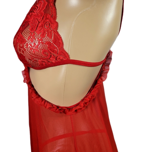 Babydoll lingerie sexy women size M Color Red Buy 2, get the third one free - Picture 3 of 6